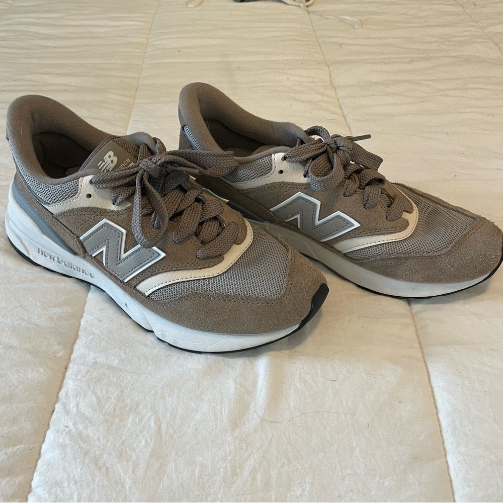 New Balance Taupe and Gray Shoes